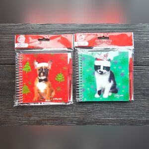 Kids Animal Holiday Notepads - Red and Green